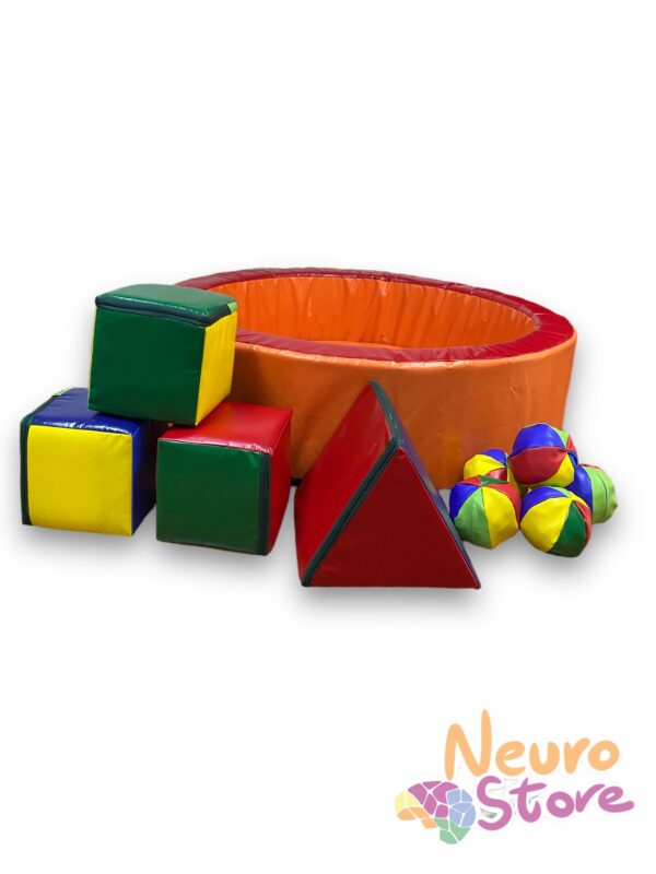 Piscina de Pelotas Circulas más Accesorios